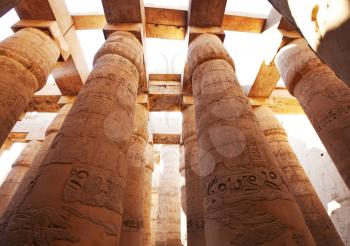 Royalty Free Photo of Columns in Luxor
