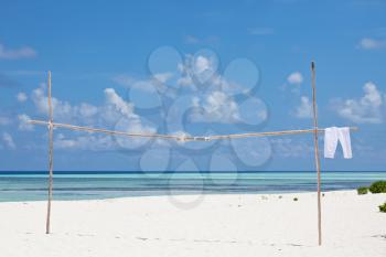 Royalty Free Photo of a beach in the Maldives