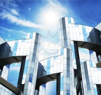 Royalty Free Photo of a Modern Office Building