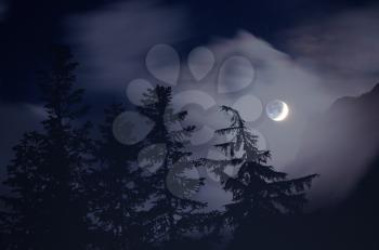 Royalty Free Photo of Moonlight