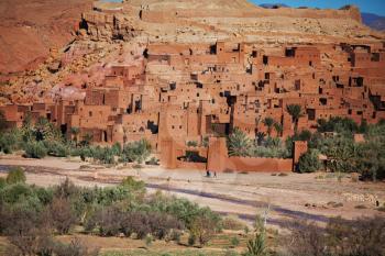 Royalty Free Photo of Kasbah of Ait Benhaddou in Morocco
