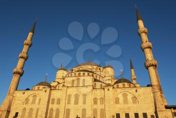 Royalty Free Photo of the Blue Mosque in Istanbul, Turkey