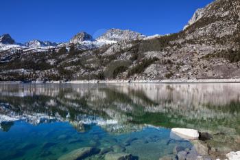 Royalty Free Photo of South Lake in Sierra Nevada