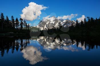 Royalty Free Photo of Mount Shuksan in Washington, USA