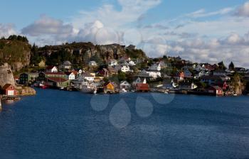 Royalty Free Photo of Odda Harbour in Norway