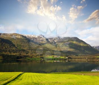 Royalty Free Photo of a Fjord in NOrway