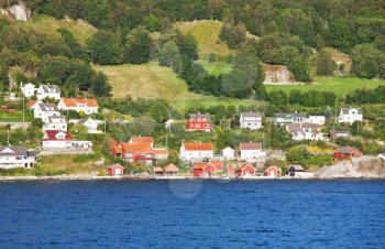 Royalty Free Photo of a Houses in Norway