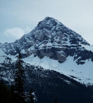 Royalty Free Photo of a Mountain Peak