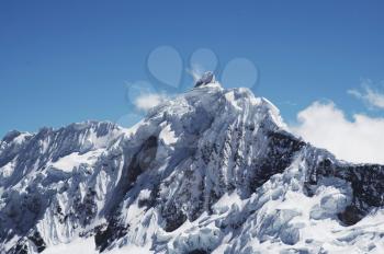 Royalty Free Photo of Jancarurish Peak in the Cordilleras Mountains