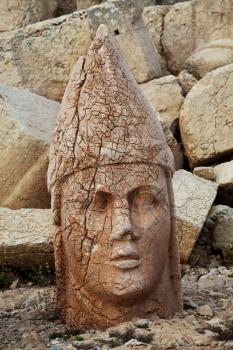 Royalty Free Photo of a Nemrut Dagi Head in Turkey