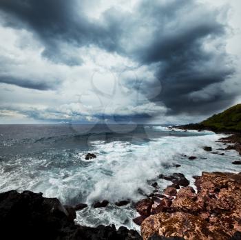 Royalty Free Photo of a Stormy Ocean 