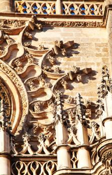 Royalty Free Photo of the Detail in Seville Architecture