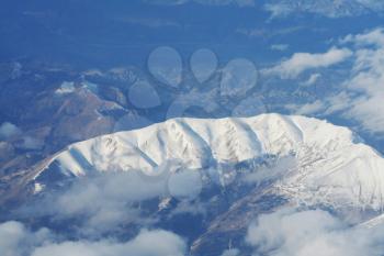 Royalty Free Photo of Snow Covered Mountains