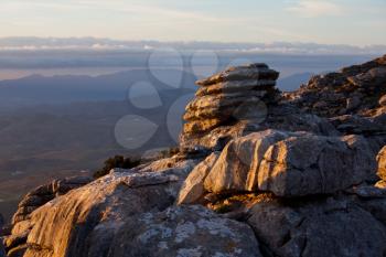 Royalty Free Photo of  Sierra Del Torcal Mountains in Spain
