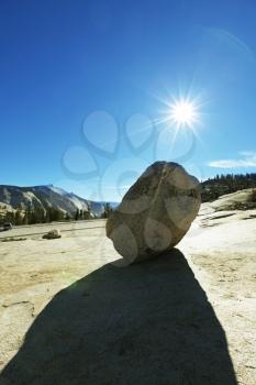 Royalty Free Photo of a Balancing Stone