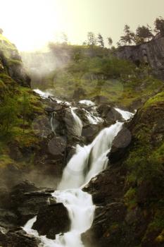 waterfalls in Norway
