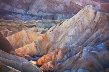 Royalty Free Photo of Death Valley National Park in USA, Zabrisski Point