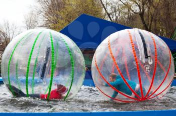 Royalty Free Photo of an Inflatable Bumper Ball