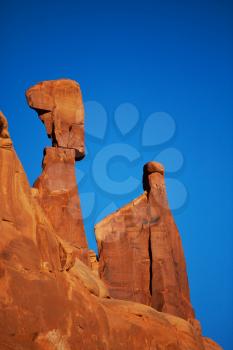 cliffs in Arches National Park,USA