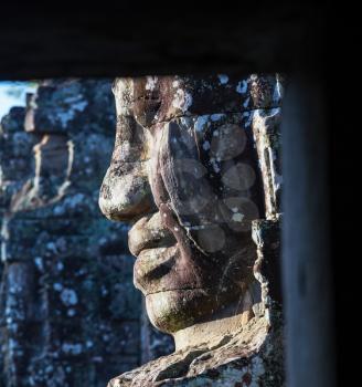 Bayon Temple in Angkor,Cambodia