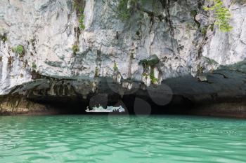 Grotto in Halong Bay,Vietnam