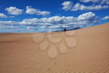 Hike in Great Sands Dunes,USA