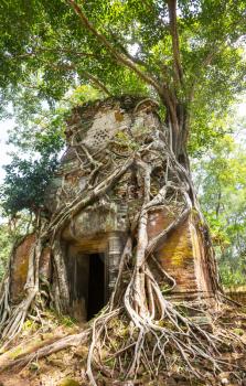 Ancient  temple Koh Ker,Cambodia