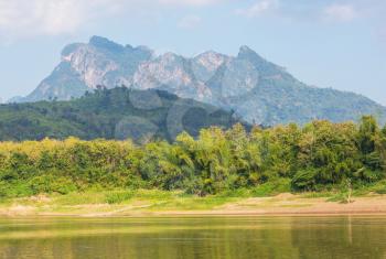 Song river at Vang Vieng, Laos