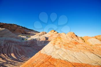 Sandstone formations in Utah, USA. Yant flats