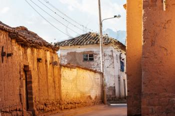 Authentic street in peruvian city