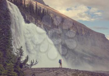 Beautiful Mount Robson in summer season, Canada