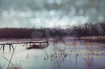 winter  lake