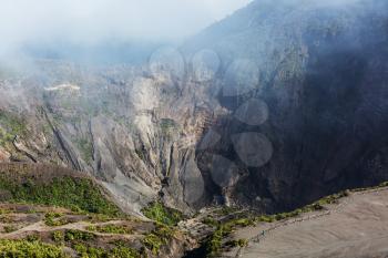 Hike to Irazu Volcano in Central America. Costa Rica