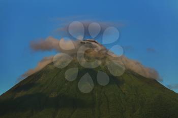 Scenic Arenal volcano in Costa Rica, Central America