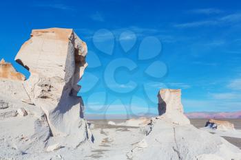 Unusual Campo de Piedra Pmez, northern Argentina desert limestone rock formations