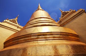 Golden Stupa in the Grand Palace complex in Bangkok, Thailand