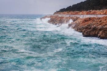 Beautiful sea coast  in Turkey