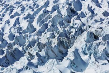 Giant Glacier in Alaska ,  USA