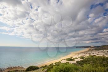 Beautiful beach in  Northern Cyprus