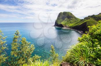 Beautiful tropical beach on Maui island, Hawaii