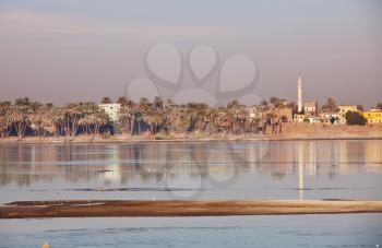 River Nile  near Luxor, Egypt, Africa