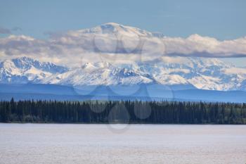 Mountains  in Wrangell-St. Elias National Park, Alaska
