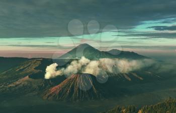 Bromo Volcano at  Java, Indonesia