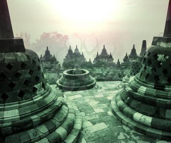 Borobudur Temple,Java, Indonesia.