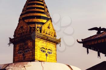 Buddhist stupa in Nepal