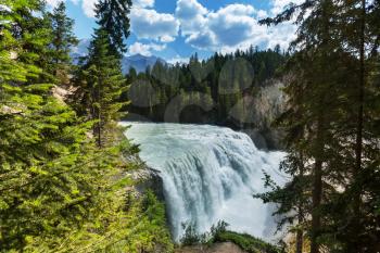 Wapta Falls in Yoho National Park in British Columbia, Canada.