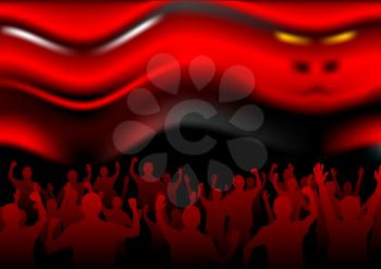 Royalty Free Clipart Image of an Abstract Concert Background