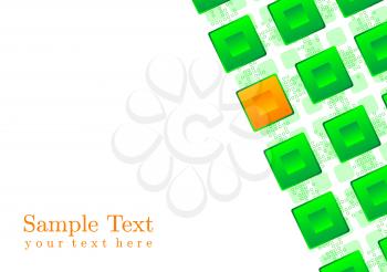 Royalty Free Clipart Image of a Background With Squares