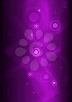Royalty Free Clipart Image of a Bright Purple Background