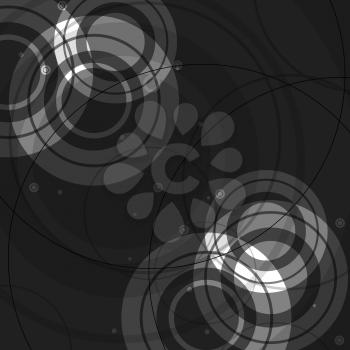 Royalty Free Clipart Image of an Abstract Circular Background